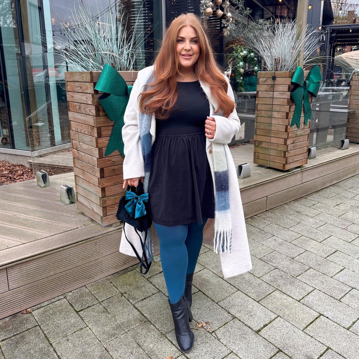 80 Denier Tights - Bone China