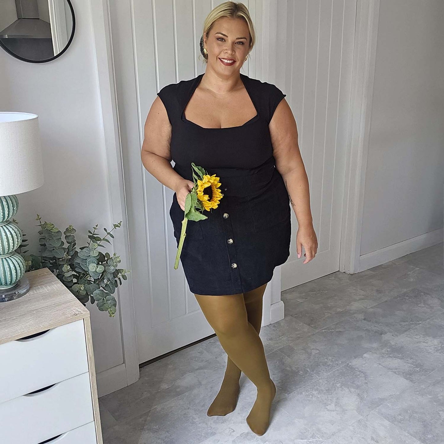 80 Denier Tights - Brown Sauce