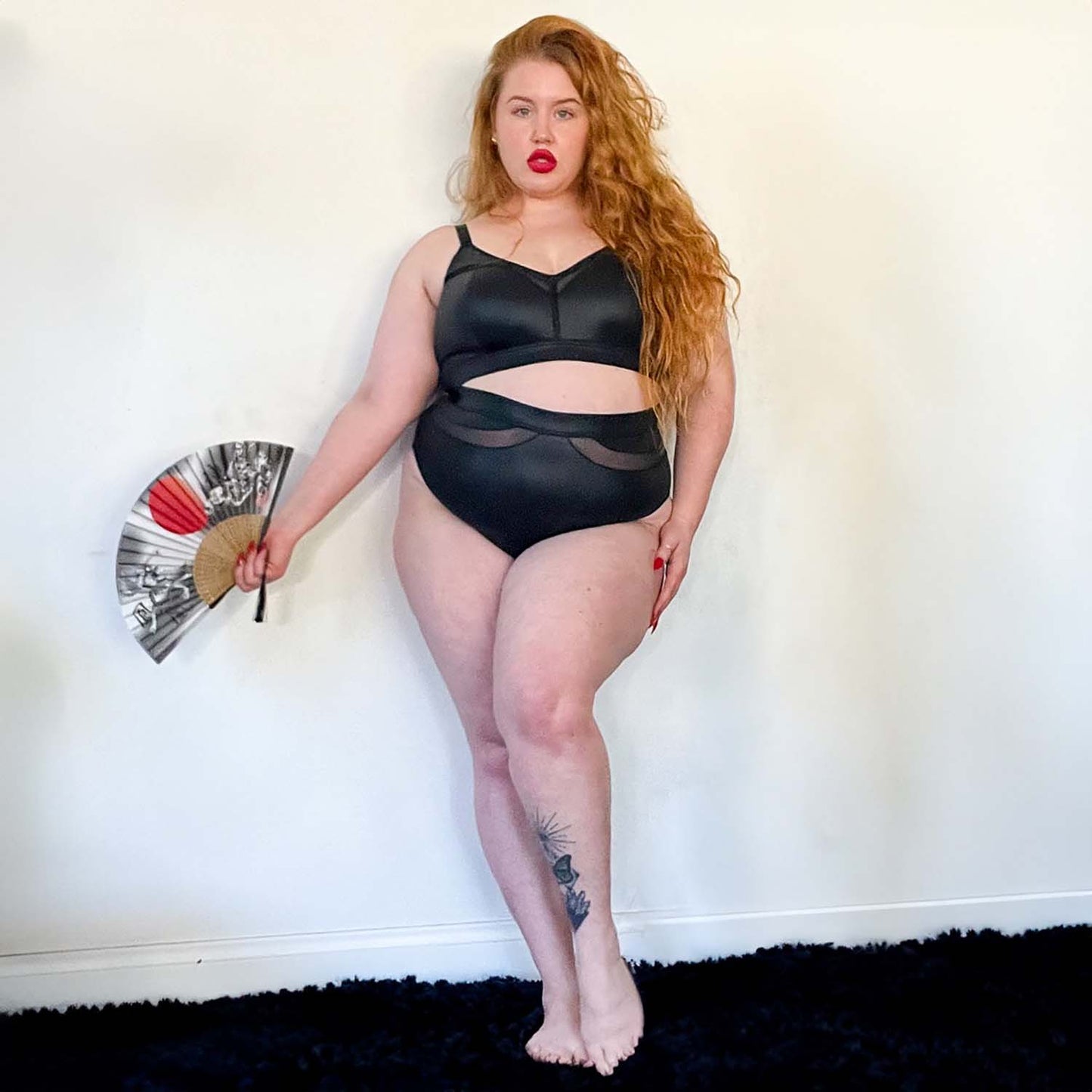 Siren Faux Leather Full Briefs