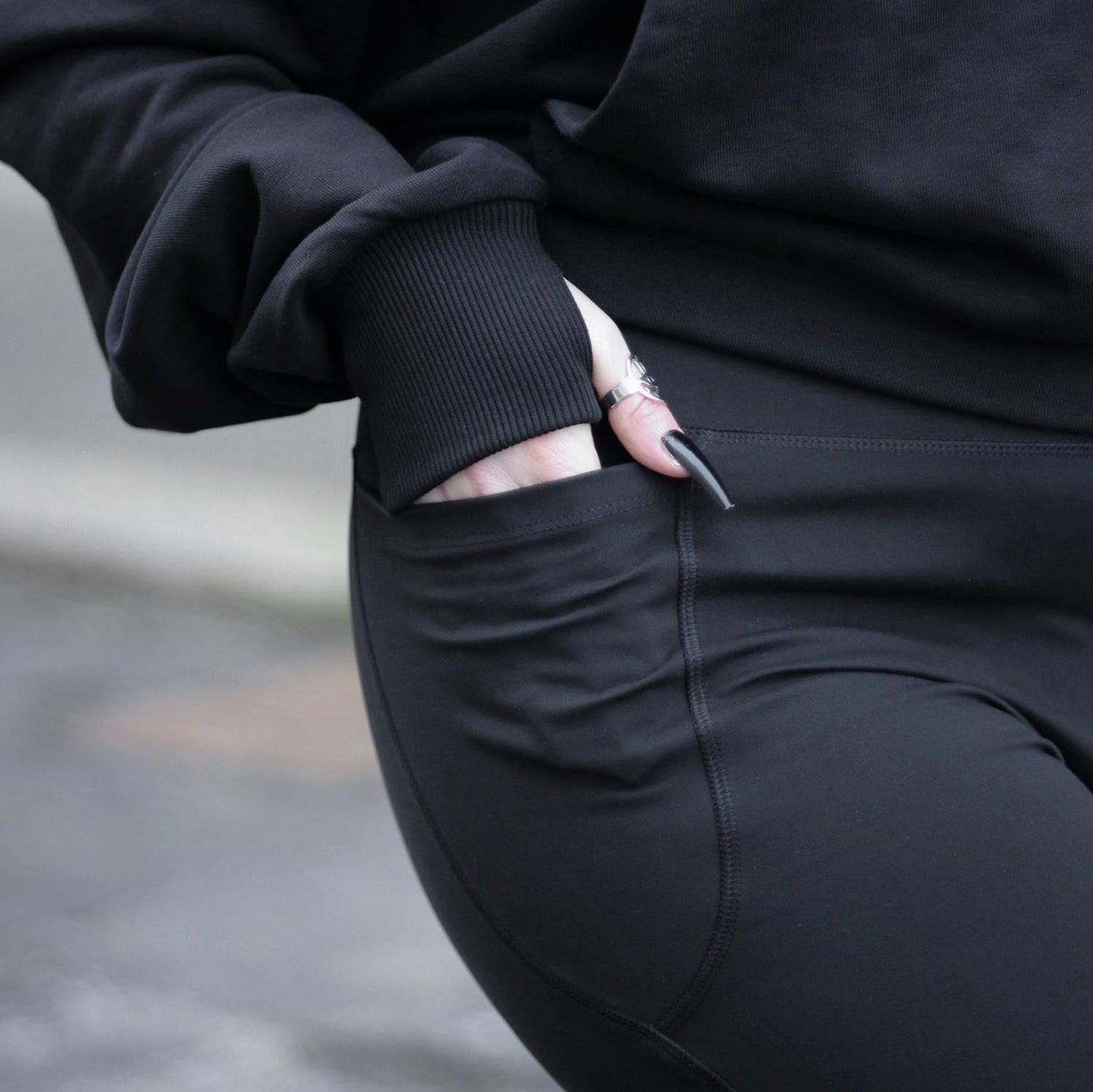 Long Buttery Leggings - Black