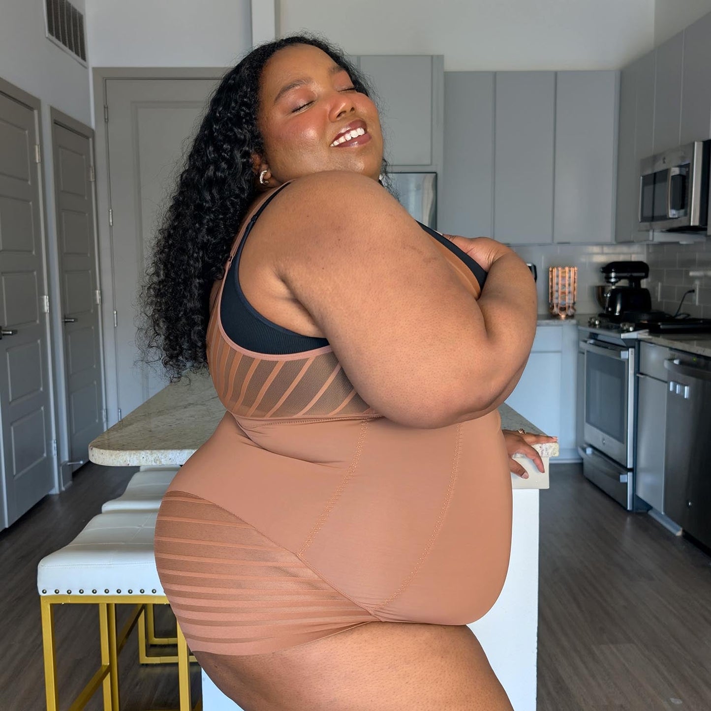 Smoothwear Open Bust Bodysuit - Opulent