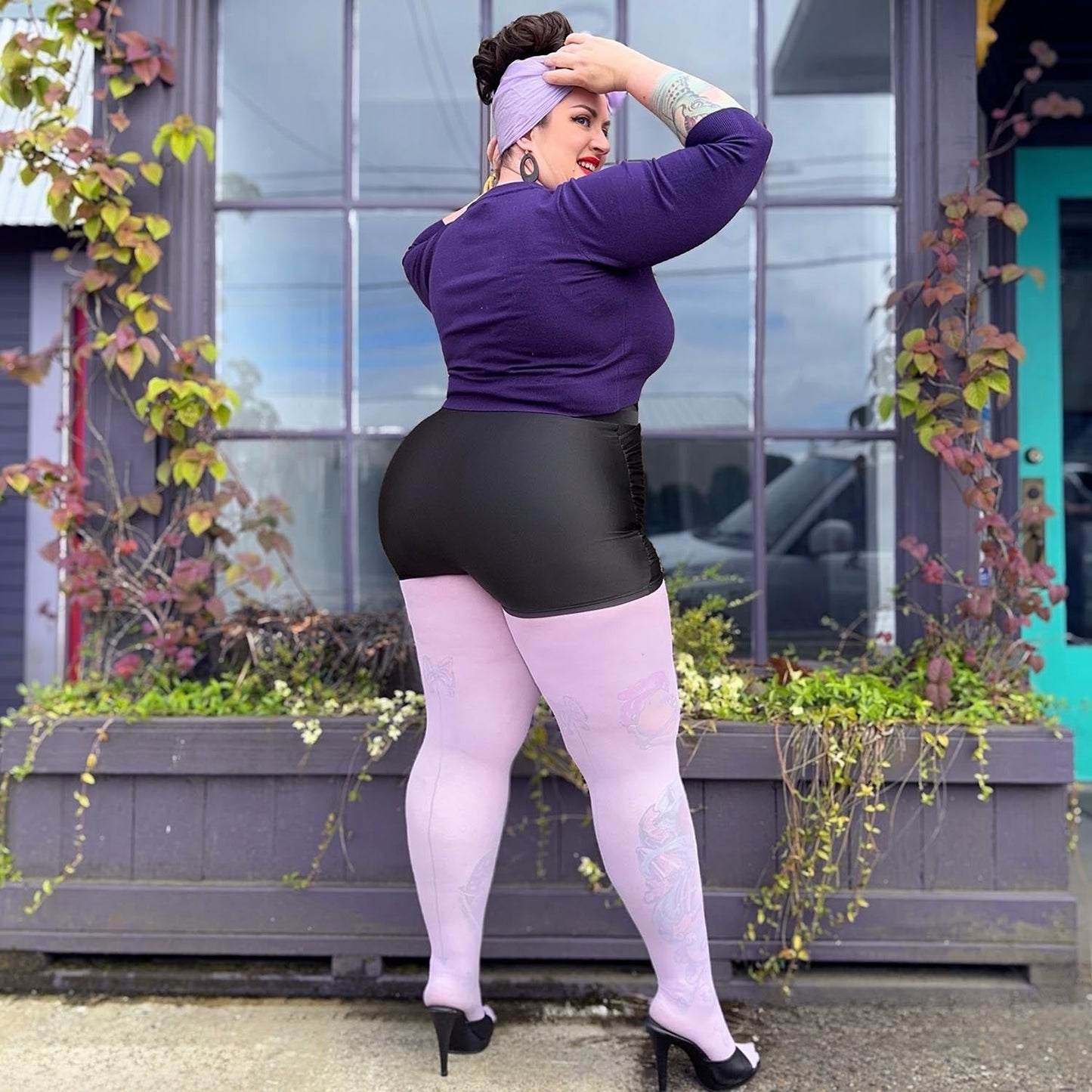 50 Denier Tights - Wisteria