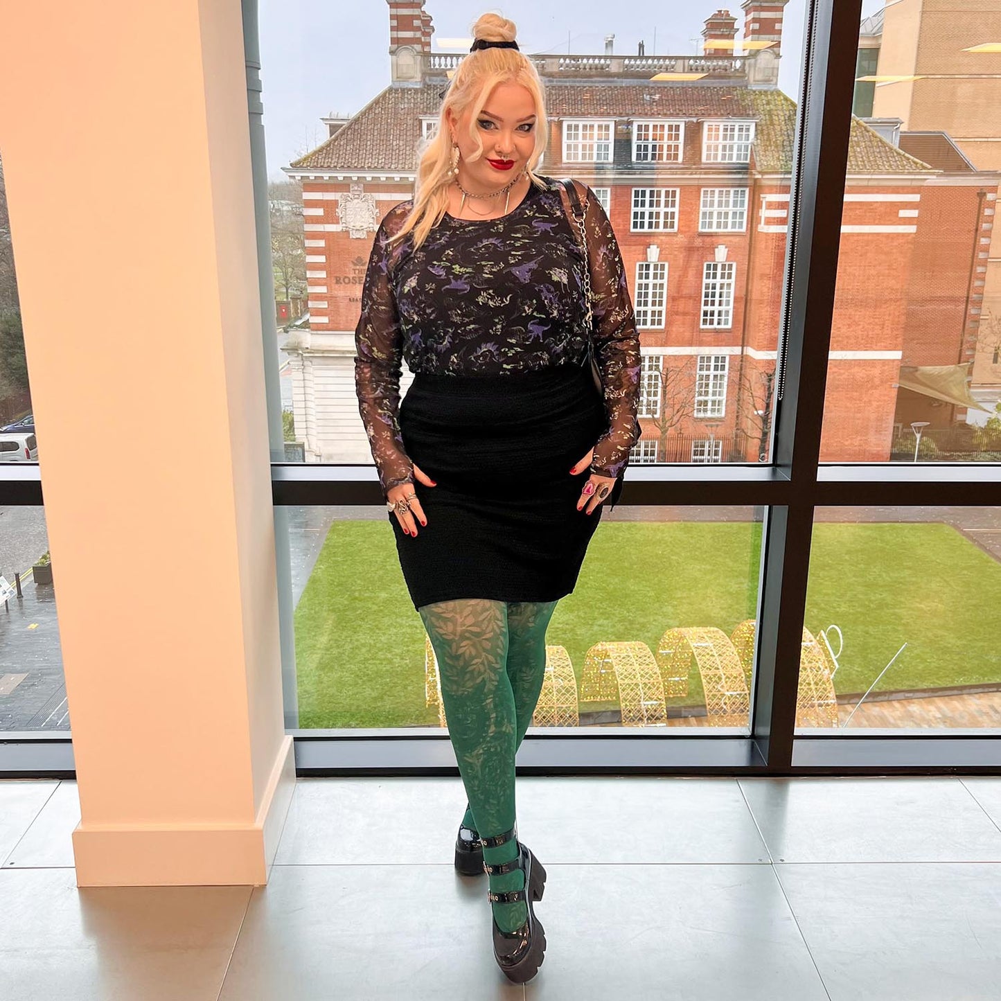 Mini Pencil Skirt - Archean