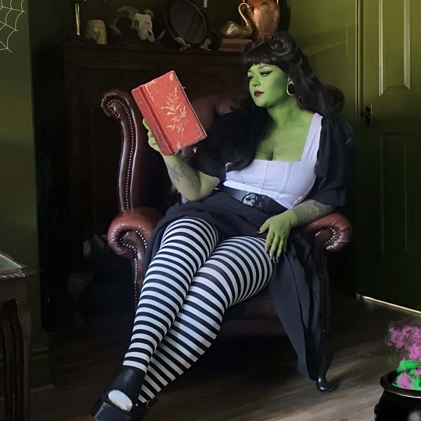 Striped Tights - Witch