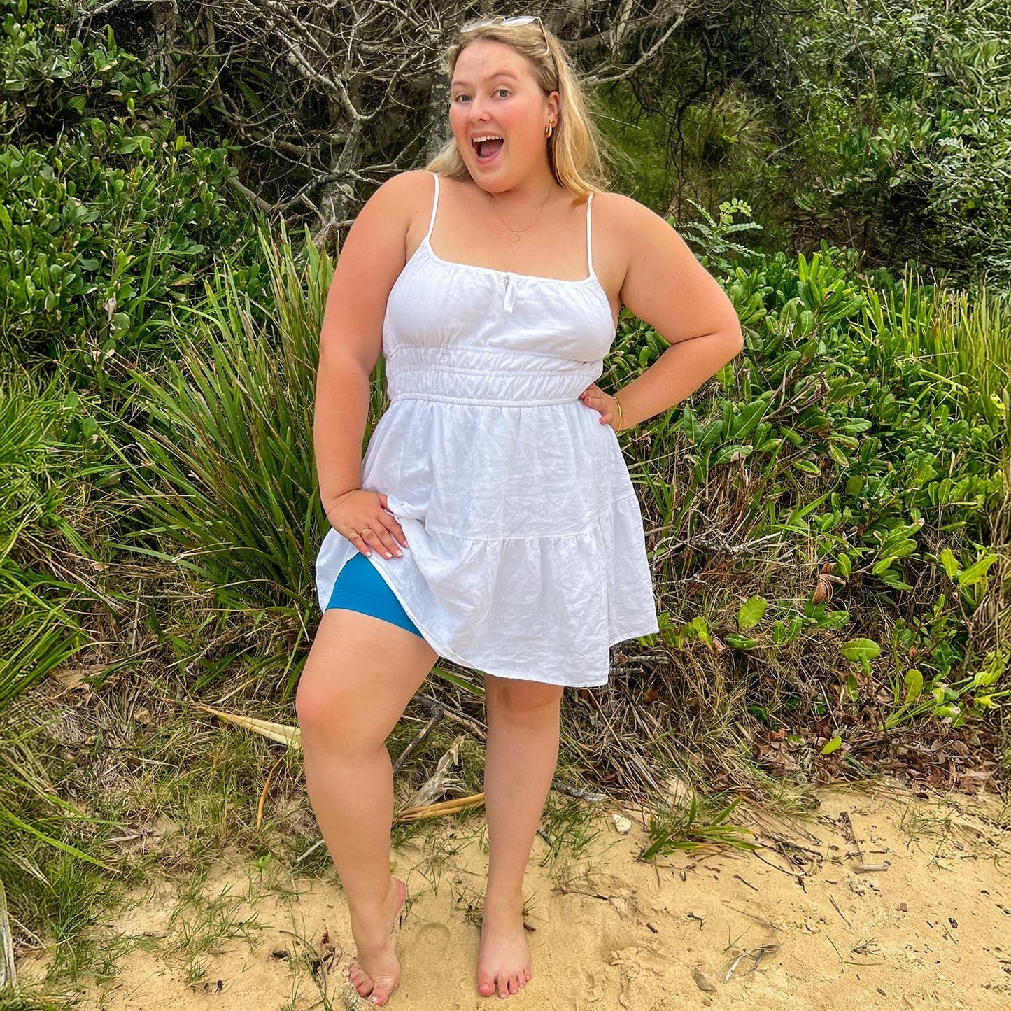 Stay Cool Chub Rub Shorts - Petrol Blue