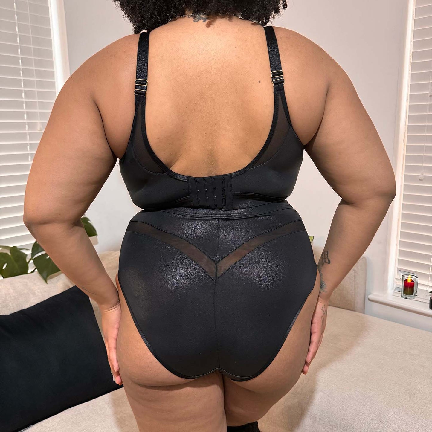 Siren Faux Leather Full Briefs