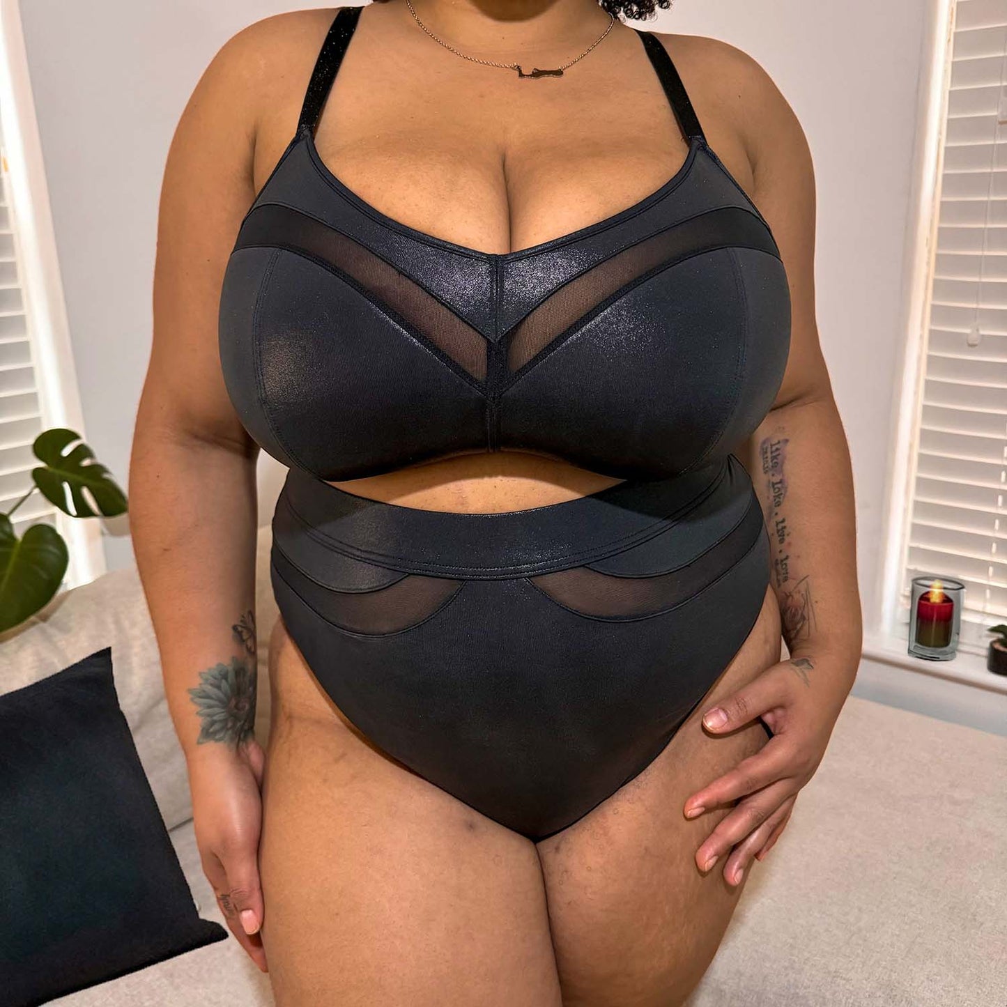 Siren Faux Leather Full Briefs