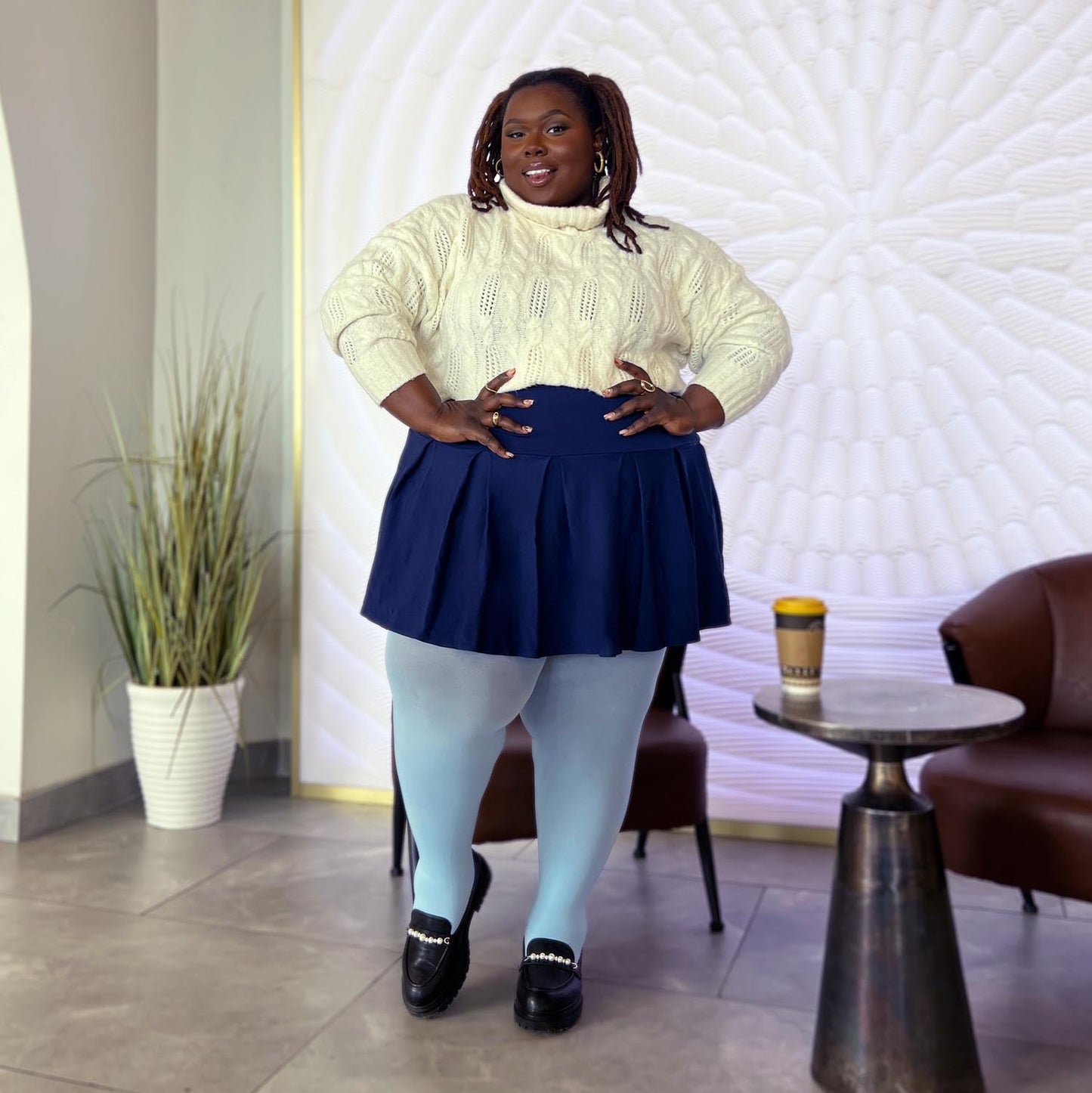 80 Denier Tights - Menthe Glacier