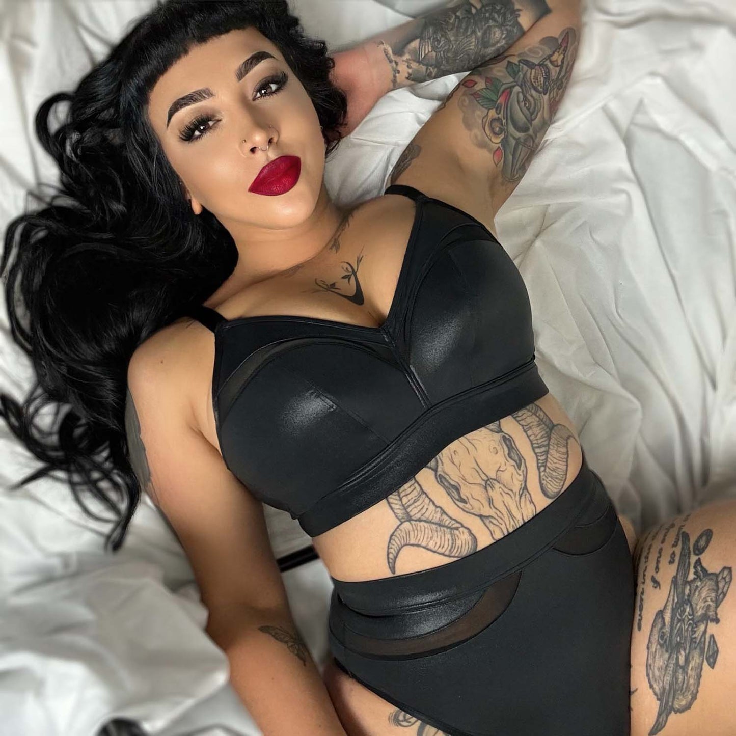 Siren Faux Leather Full Briefs