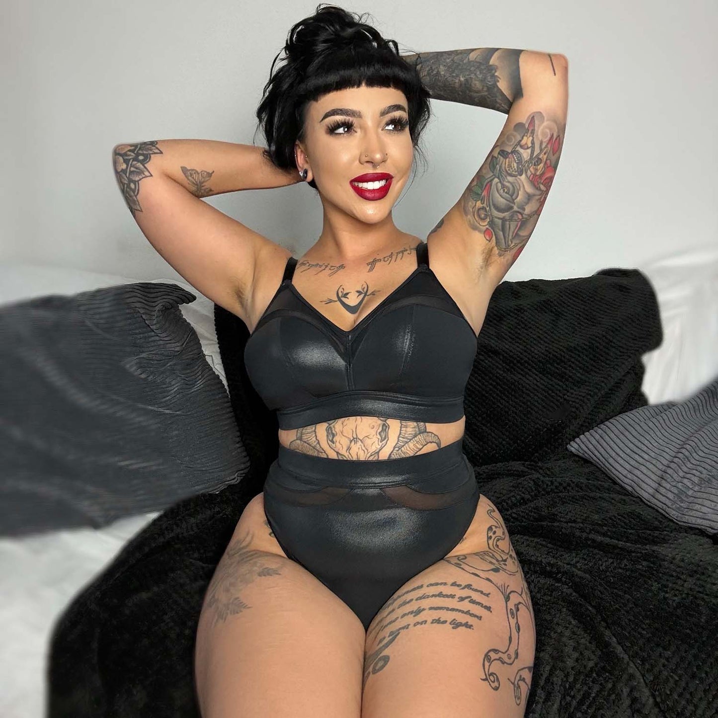 Siren Faux Leather Full Briefs