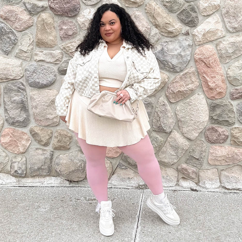 80 Denier Tights - Pétale de Rose