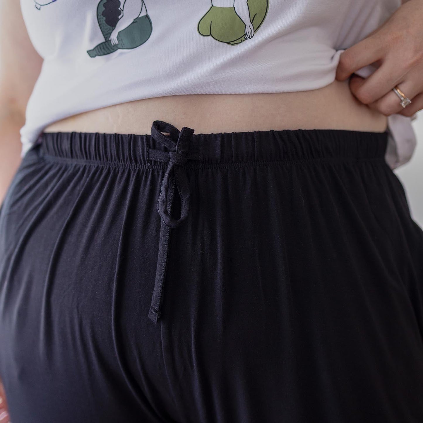 Bamboo Lounge Joggers - Black