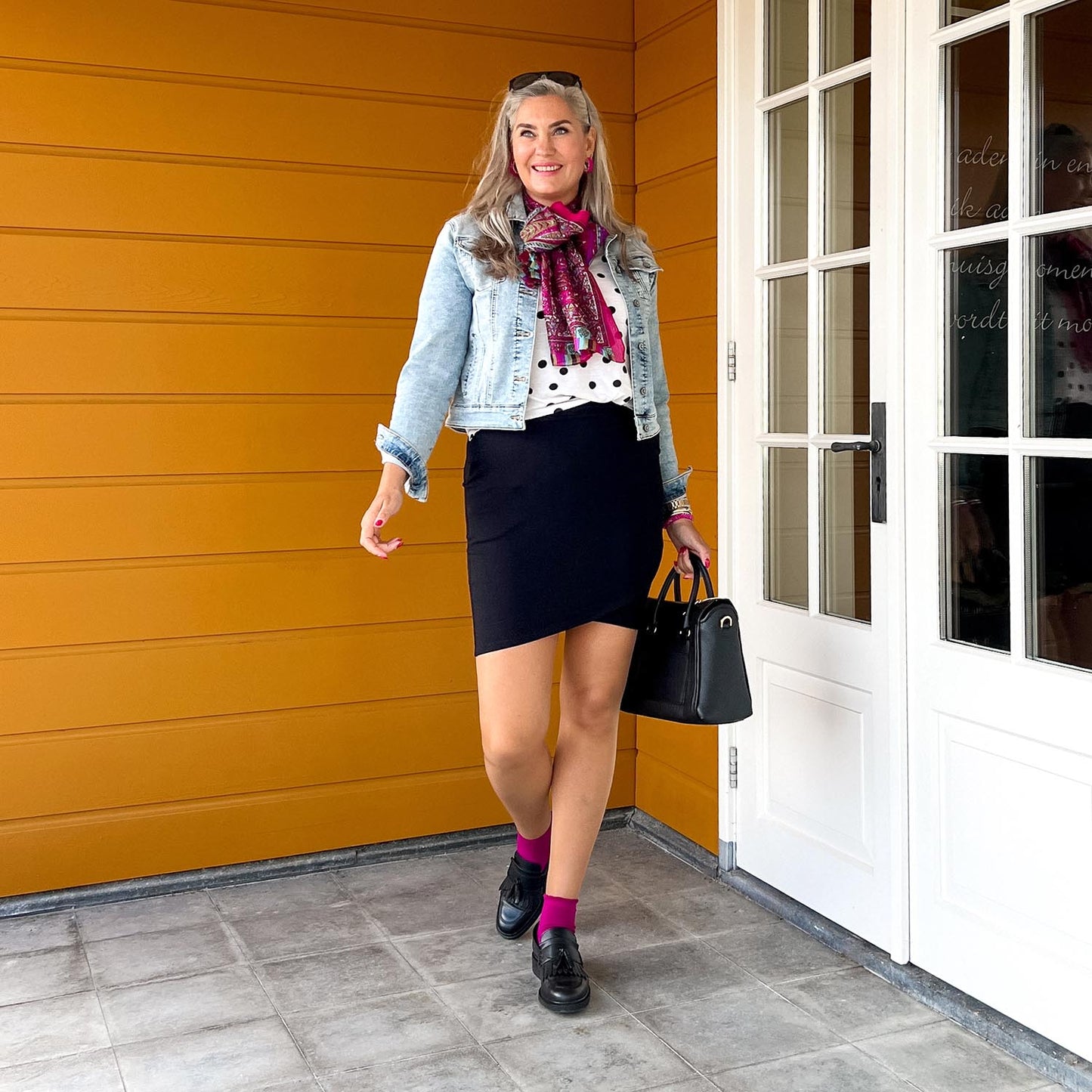 Tulip Mini Skirt - Black