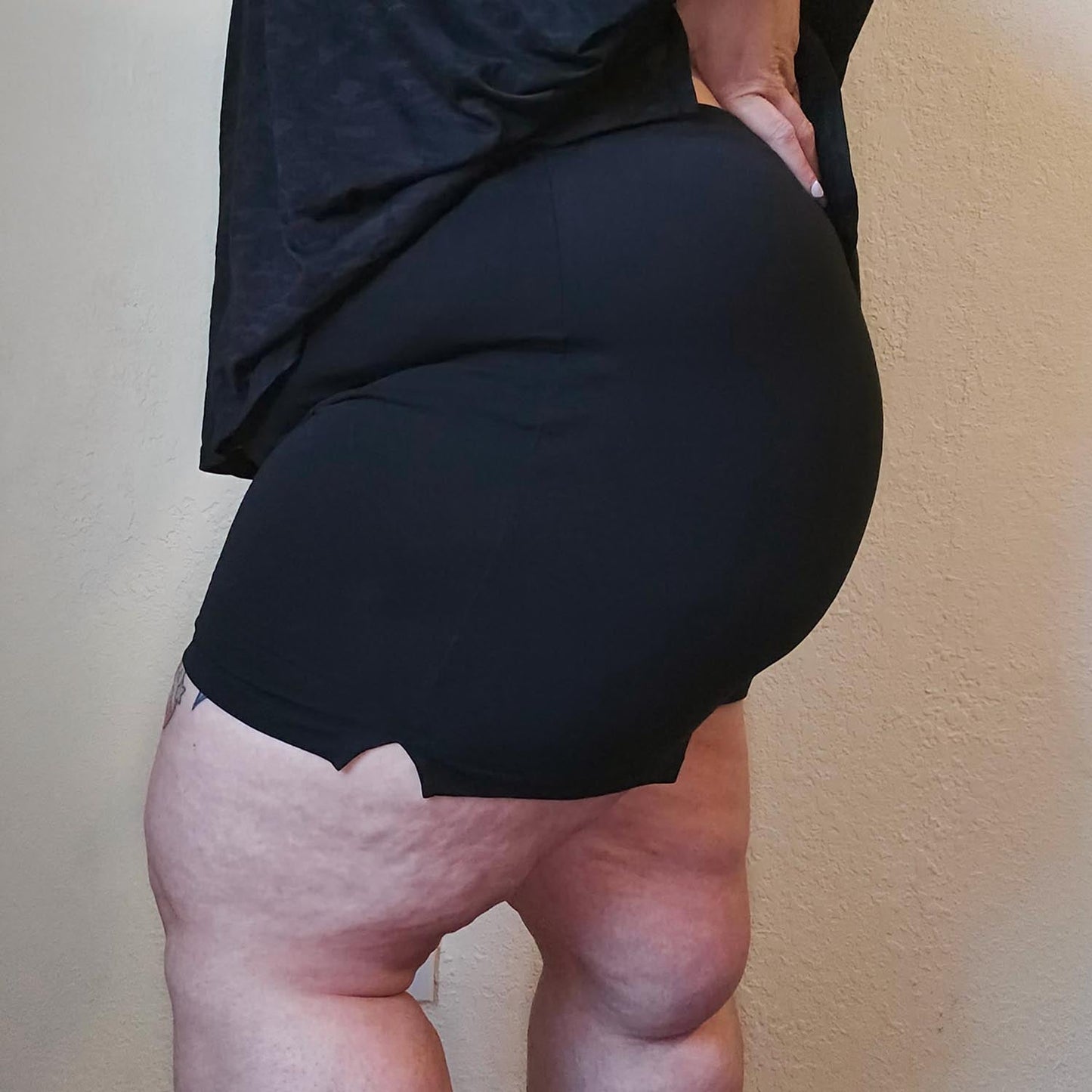 Organic Cotton Femme Boxer Shorts - Black