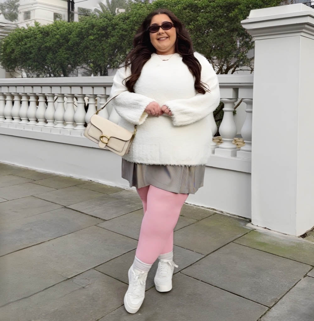 80 Denier Tights - Pétale de Rose