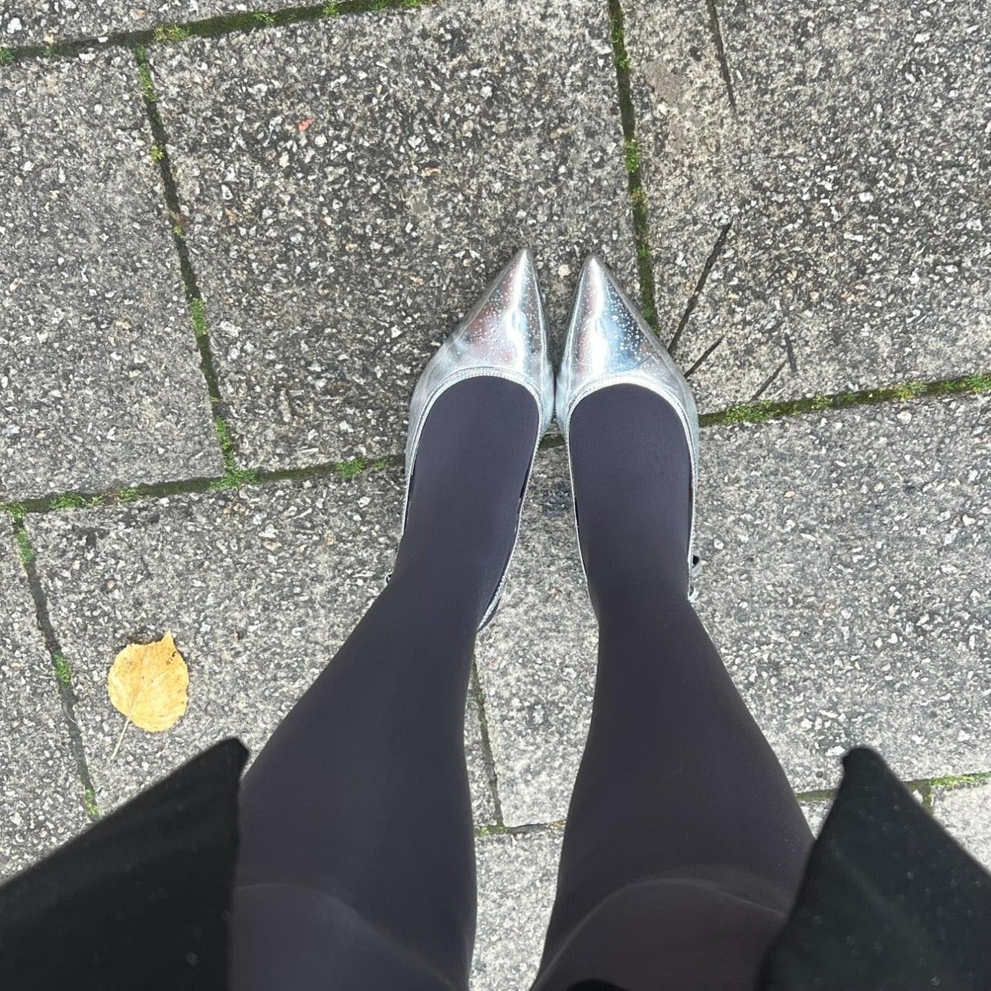 80 Denier Castor Oil Tights - Slate