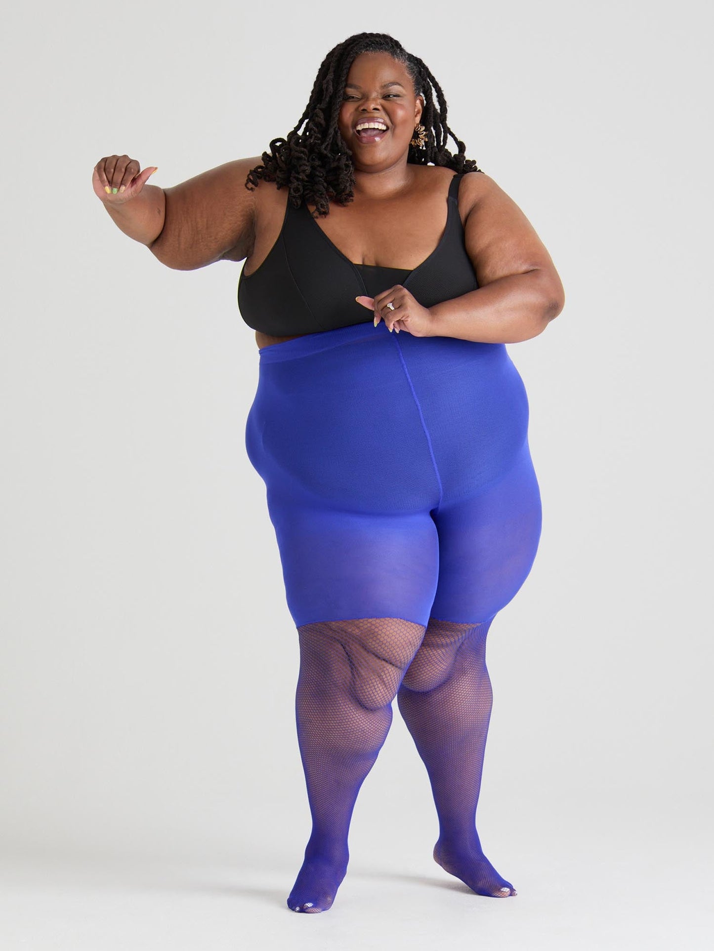 Thighs the Limit Fishnets - Arabesque