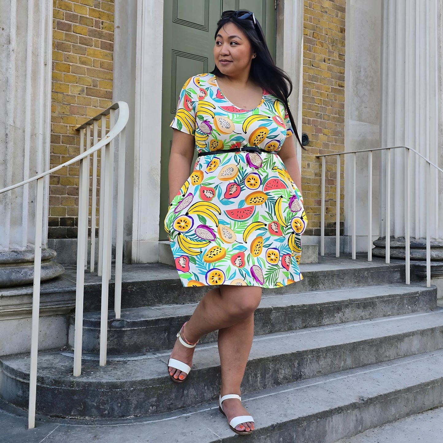 Organic Club Tropicana Day/Nightdress With Sleeves