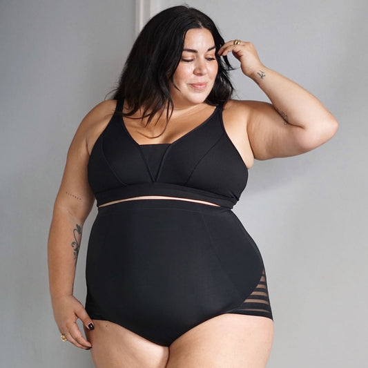 Smoothwear Super High Waist Knickers - Black