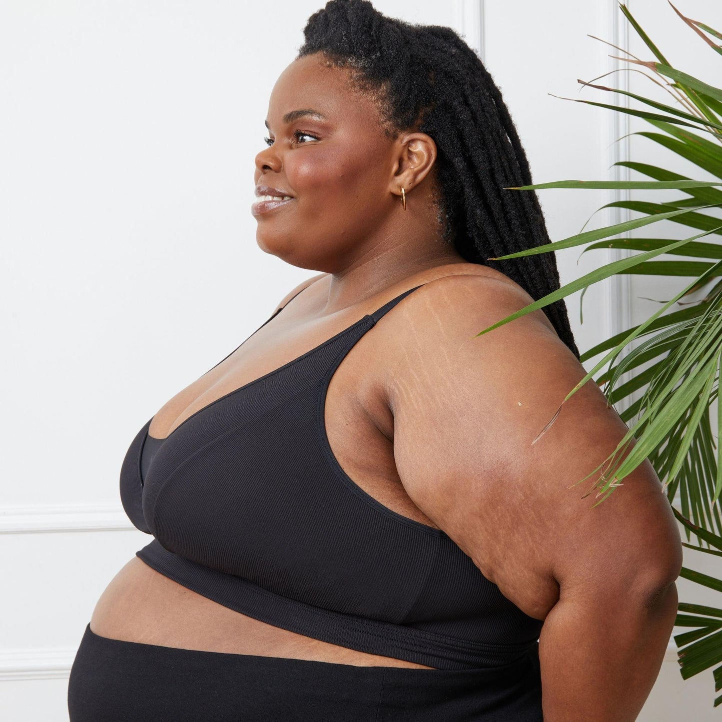 Everyday Ribbed Bra - Black