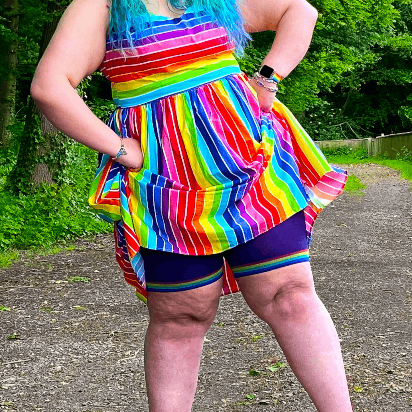 Stay Cool Chub Rub Shorts - Pride - Human Nature