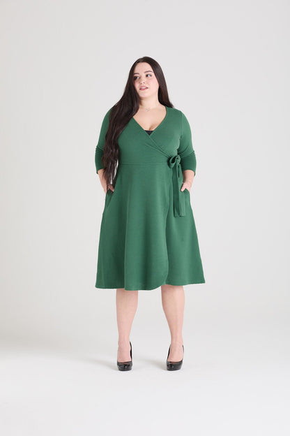 Ottoman Wrap Around Dress - Petit Pois