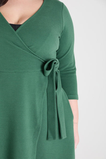 Ottoman Wrap Around Dress - Petit Pois