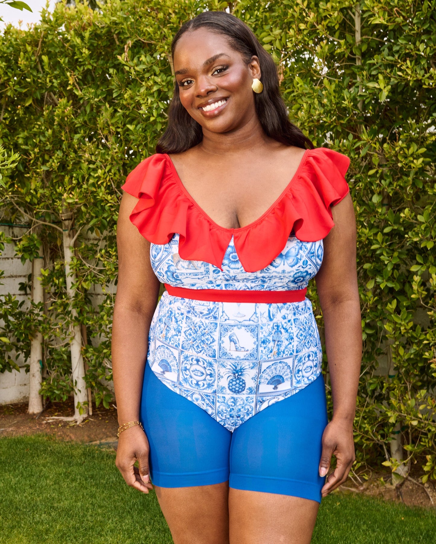 Stay Cool Chub Rub Shorts - Dolce Blue