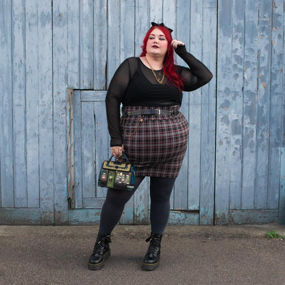 Plaid Mini Skirt - Bonnie