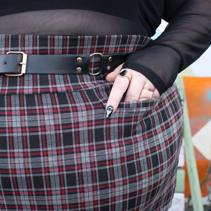 Plaid Mini Skirt - Bonnie