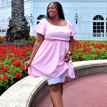 Lace Stay Cool Chub Rub Shorts - White