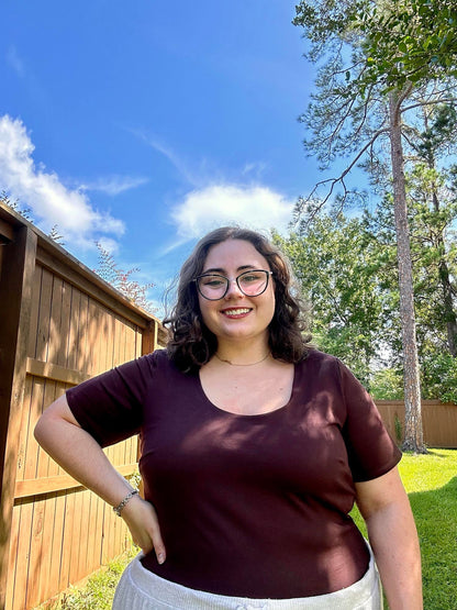 Short Sleeve Cotton Bodysuit - Harmonious