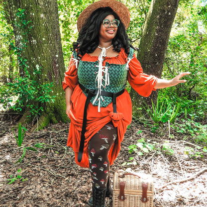 Pattern Tights - Toadstool