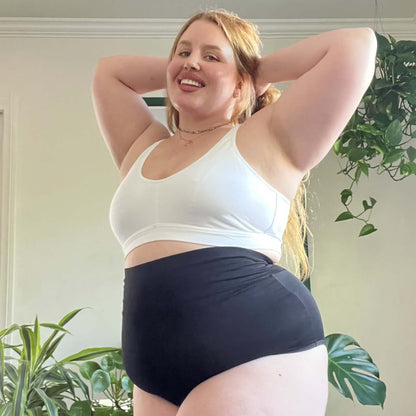 Super High Waist Knickers - 3 Pairs in Black