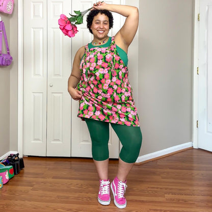 Stay Cool Capri Tights - Foliage