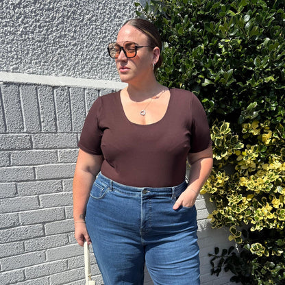 Short Sleeve Cotton Bodysuit - Harmonious