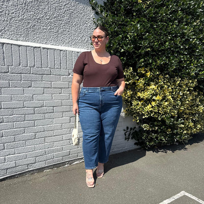 Short Sleeve Cotton Bodysuit - Harmonious