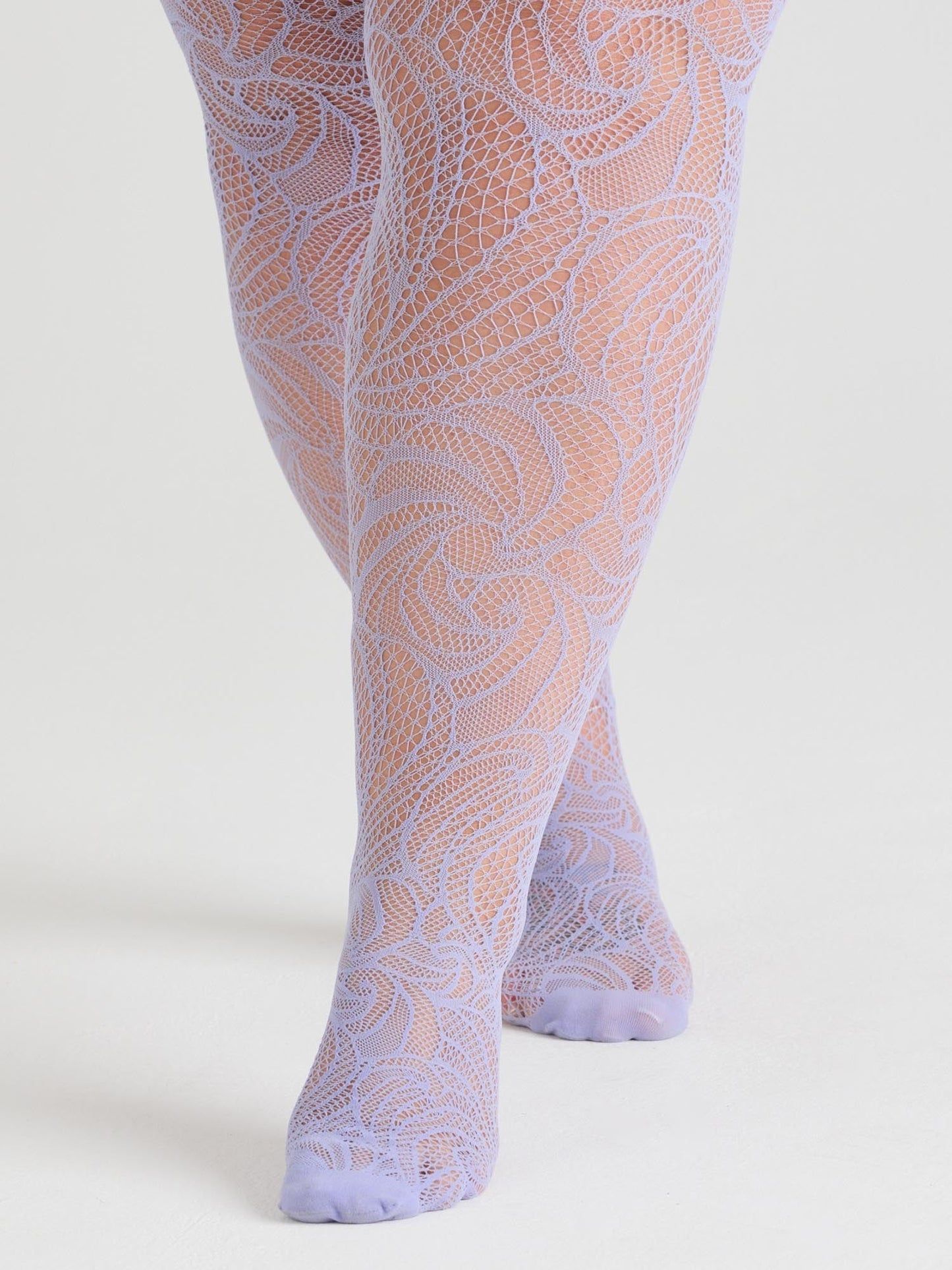 Thighs the Limit Fishnets - Timewarp - Periwinkle