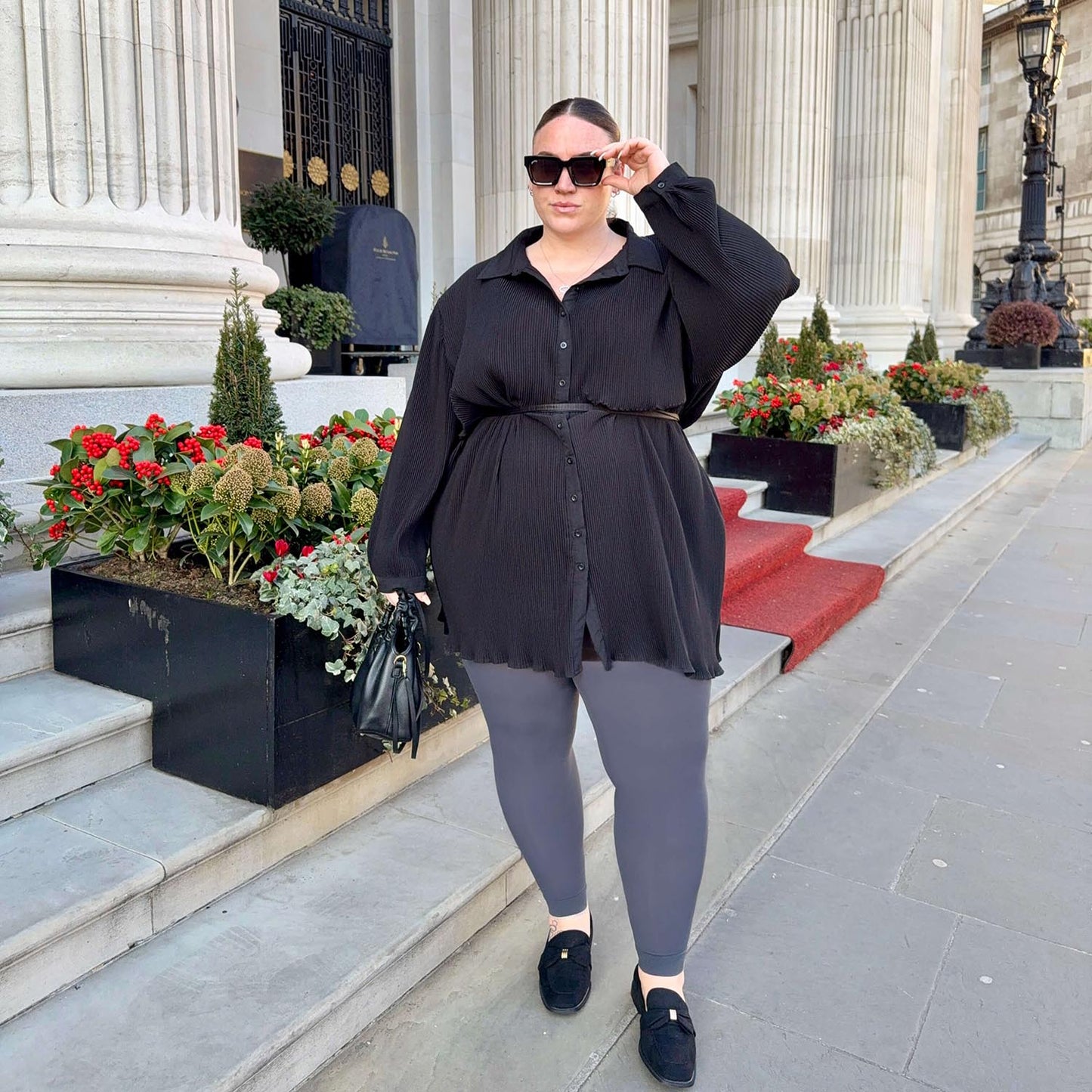 Footless Tights - Slate