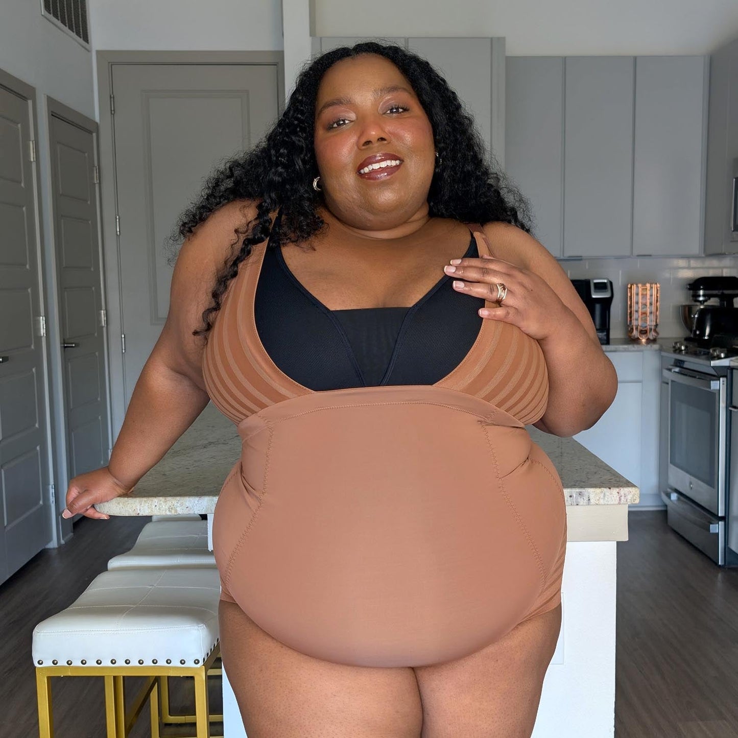 Smoothwear Open Bust Bodysuit - Opulent