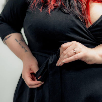 Wrap Dress - Black