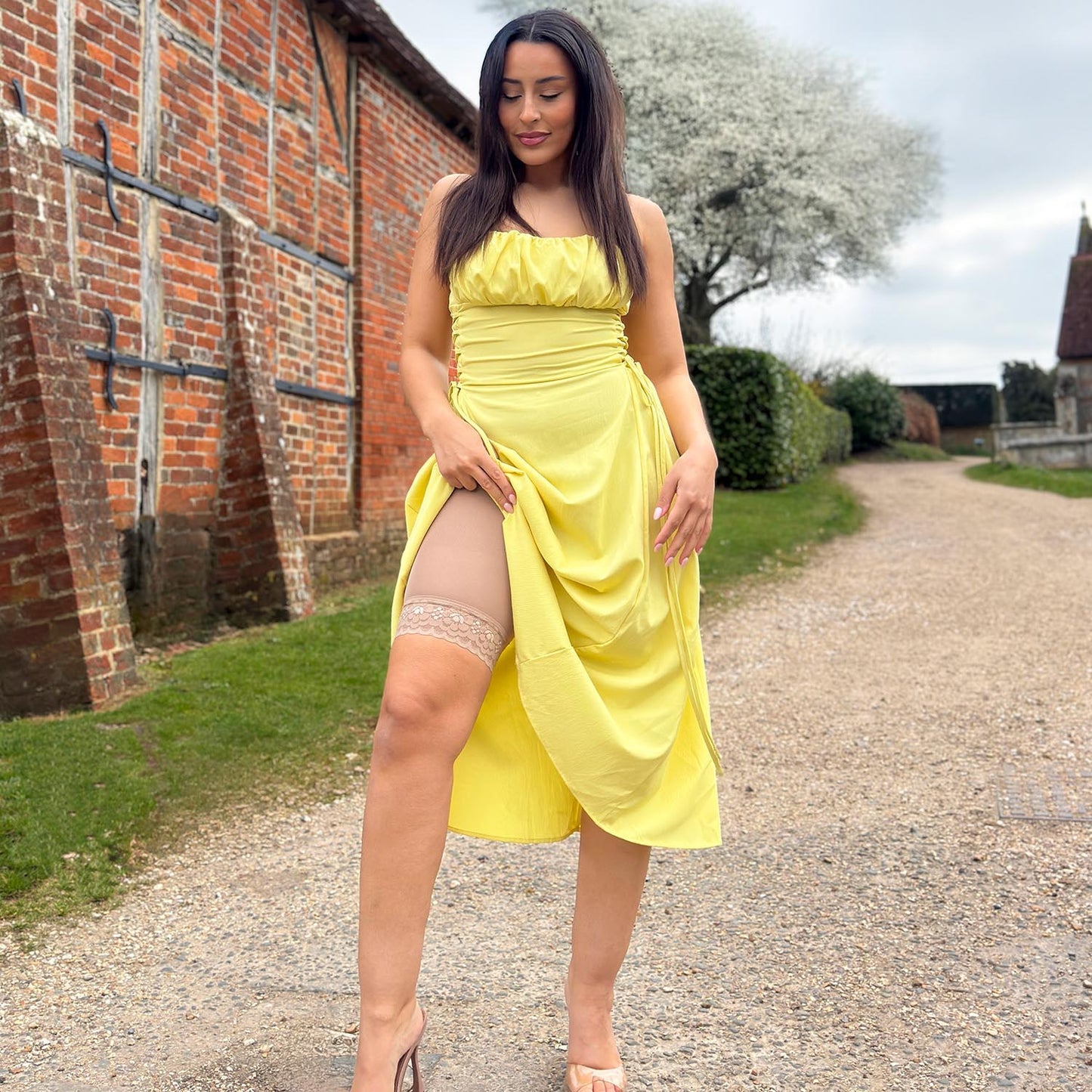 Lace Stay Cool Chub Rub Shorts - Blissful