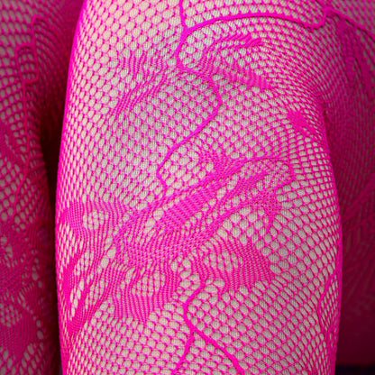 Riff Raff Fishnets - Pomegranate