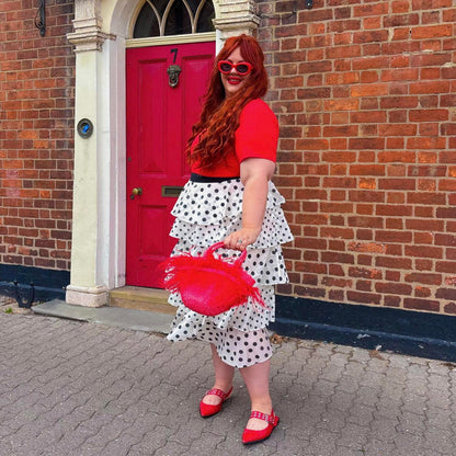 Short Sleeve Cotton Bodysuit - Sangria