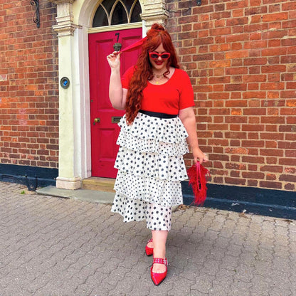 Short Sleeve Cotton Bodysuit - Sangria