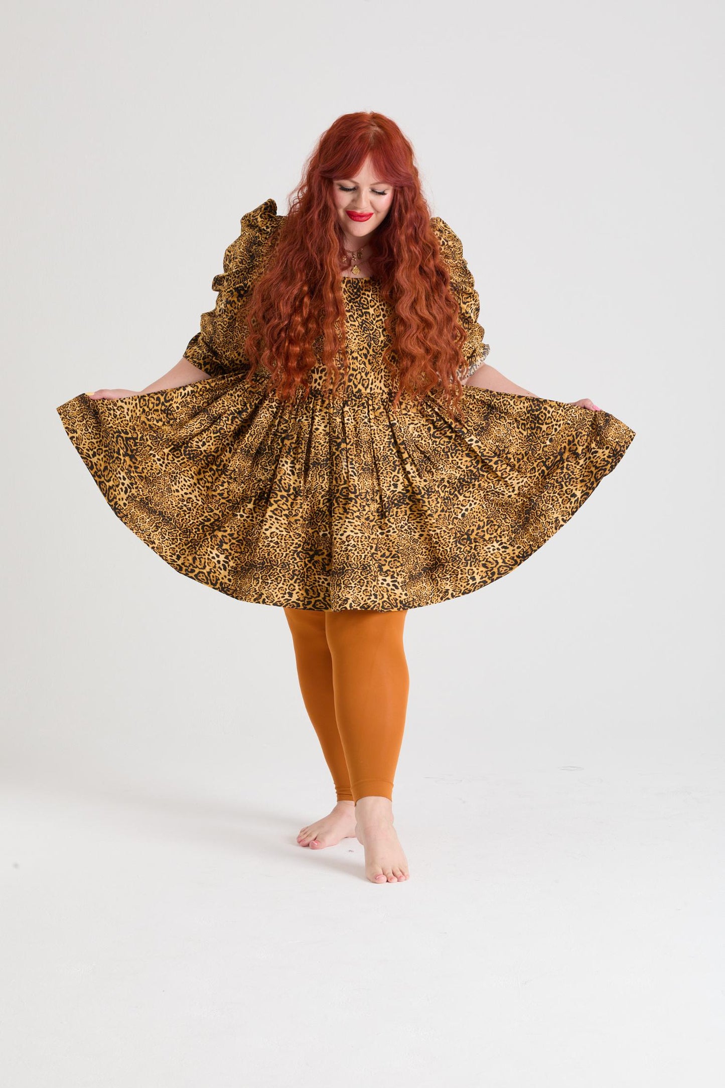 Footless Tights - Toffee Apple