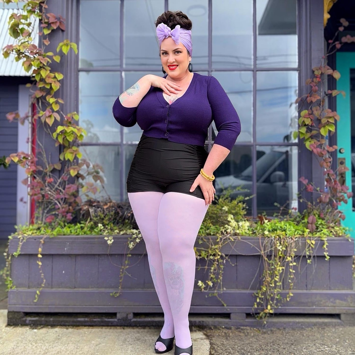 50 Denier Tights - Wisteria