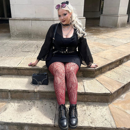 Thighs The Limit Fishnets - Timewarp - Roast