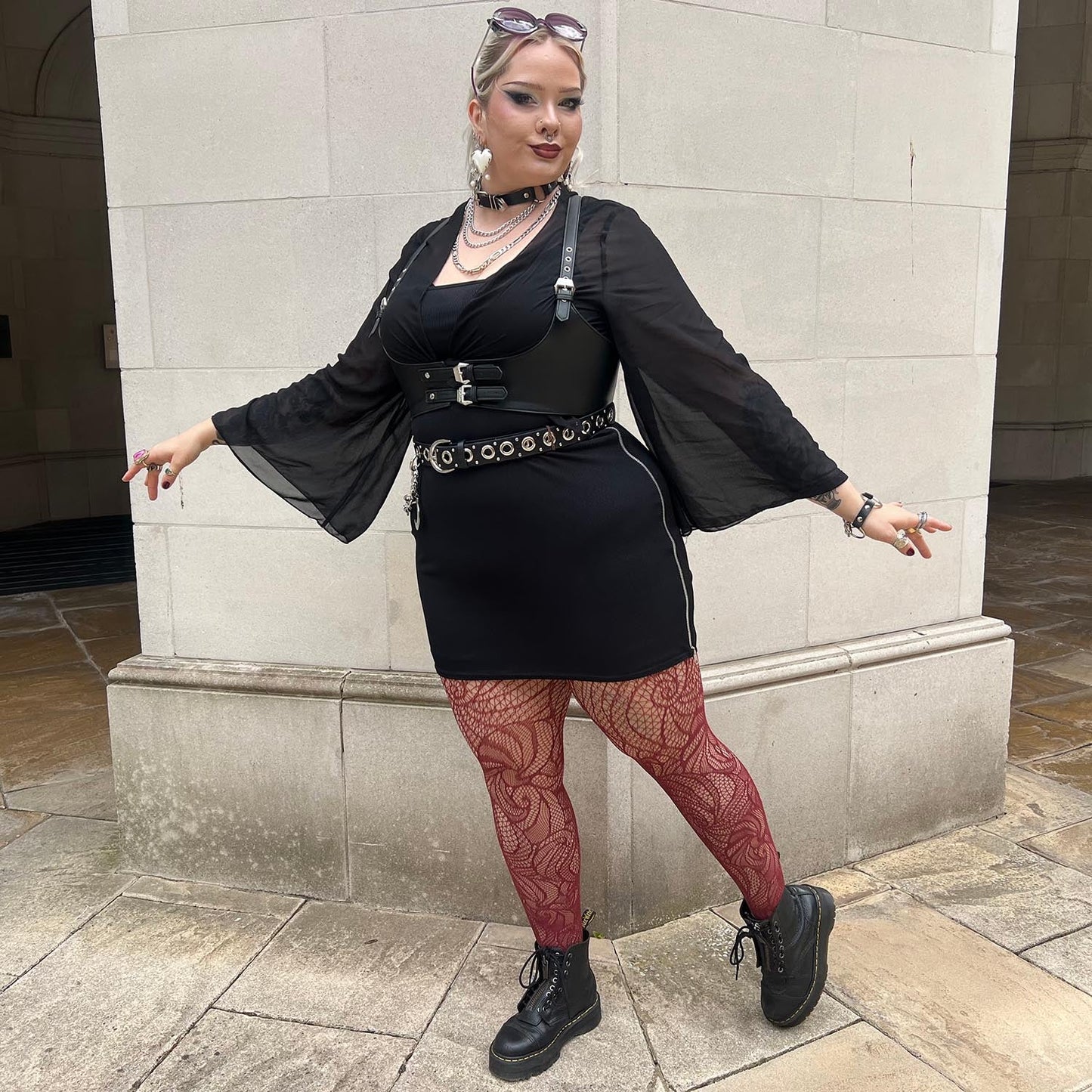 Thighs The Limit Fishnets - Timewarp - Roast