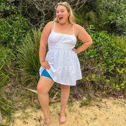 Stay Cool Chub Rub Shorts - Petrol Blue